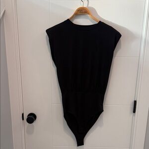 Cider Black Sleeveless Bodysuit size medium